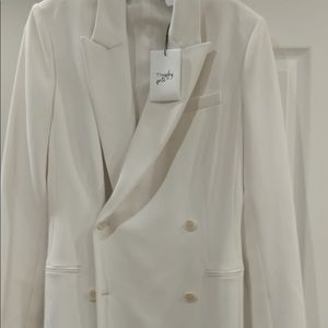 theory admiral crepe blazer dress